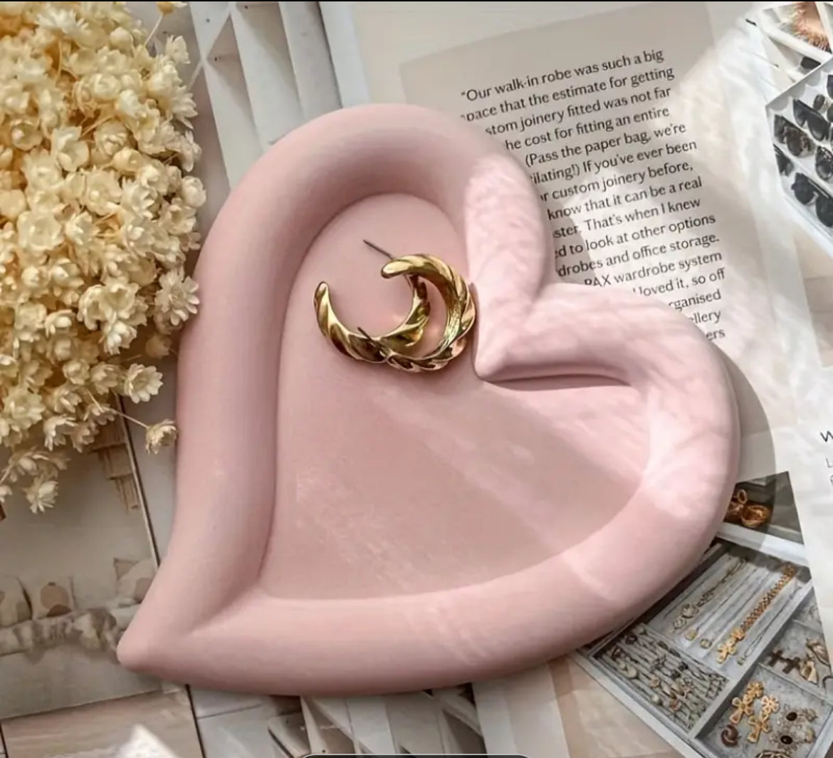 Heart Shape Jewelry Tray